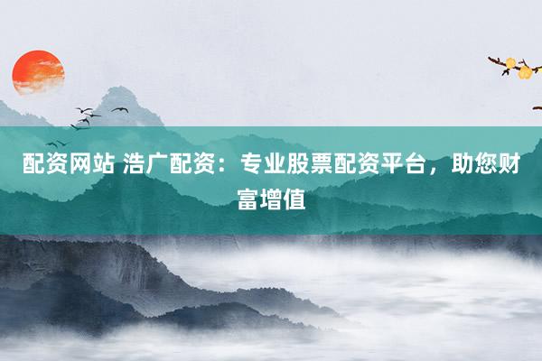 配资网站 浩广配资：专业股票配资平台，助您财富增值