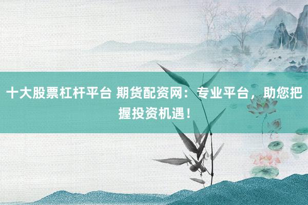 十大股票杠杆平台 期货配资网：专业平台，助您把握投资机遇！